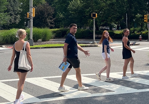 A ScavengerQuest team out and about in the city